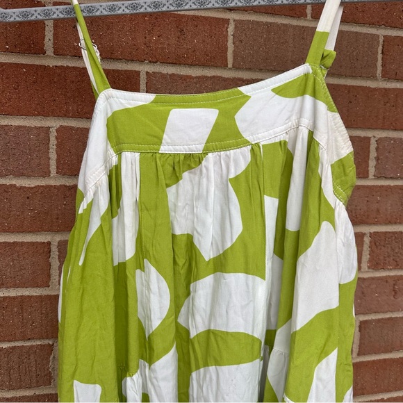 Green and White Women's Dress - Picture 2 of 2